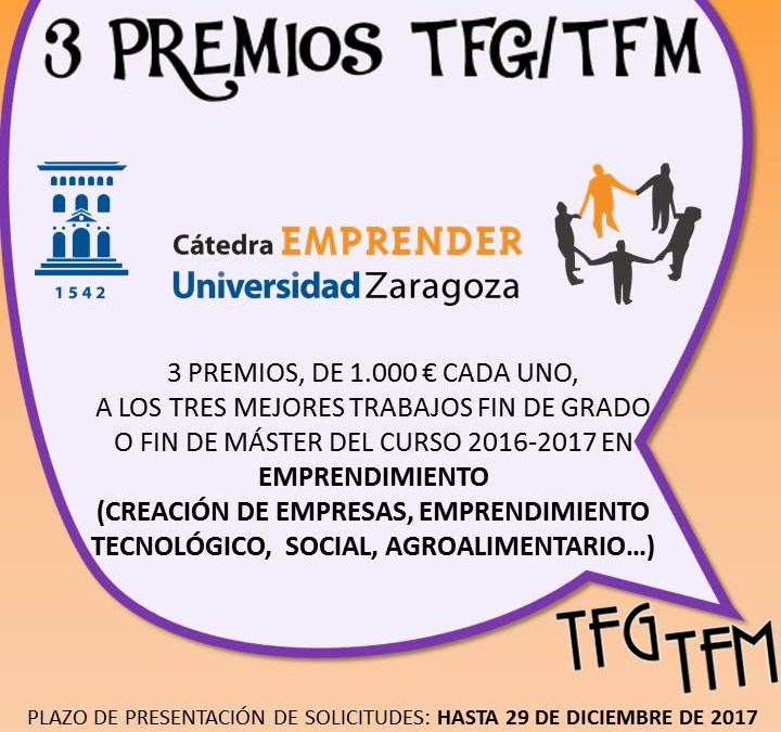 Resolución de la II Edición de los Premios a Trabajos Fin de Grado y Máster sobre Emprendimiento